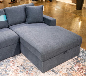 Modmax - RAF Corner Chaise With Storage - Ink - Urban Living Furniture (Los Angeles, CA)