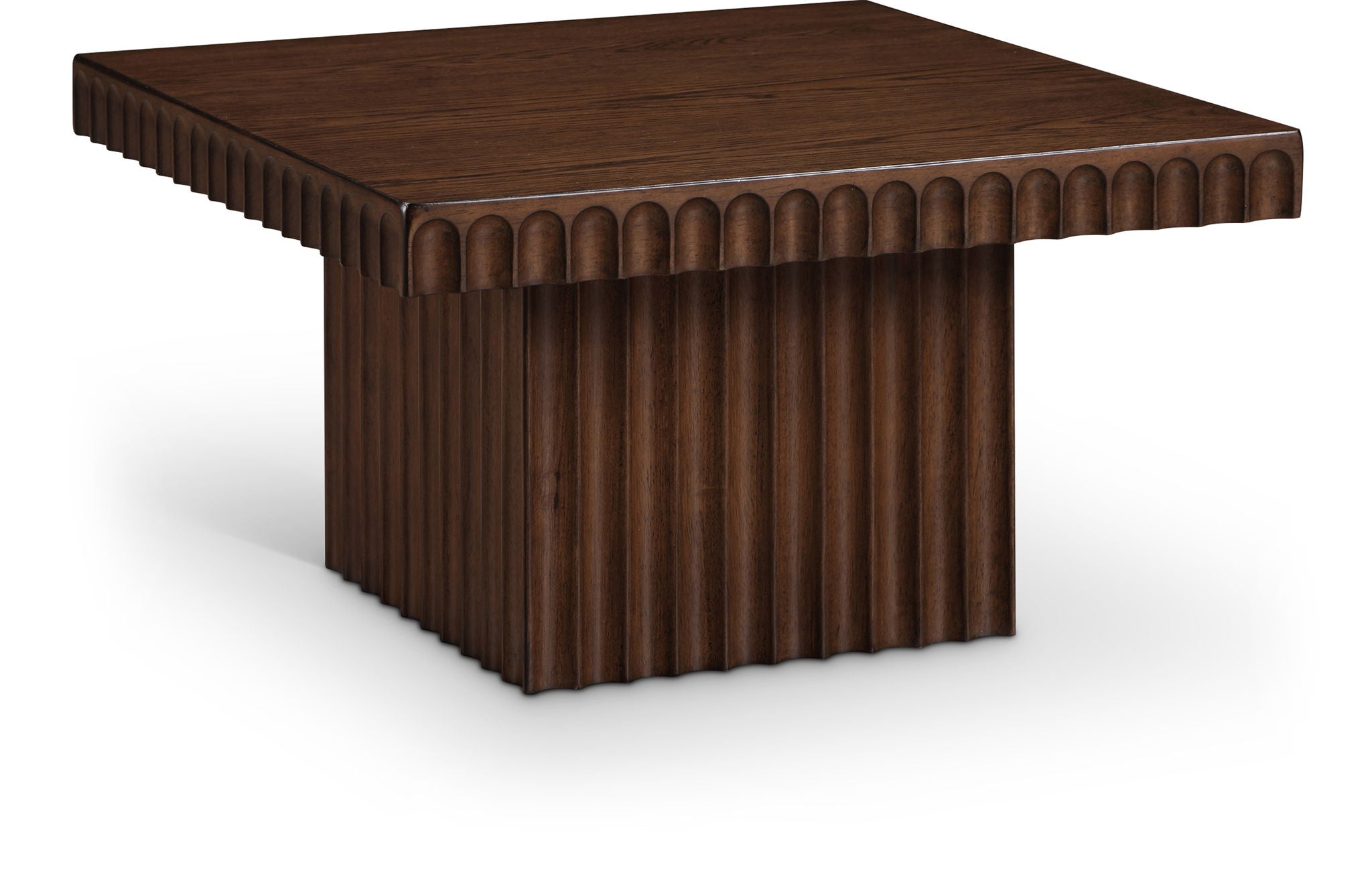 Spencer - 12" Oak Veneer Coffee Table - Urban Living Furniture (Los Angeles, CA)