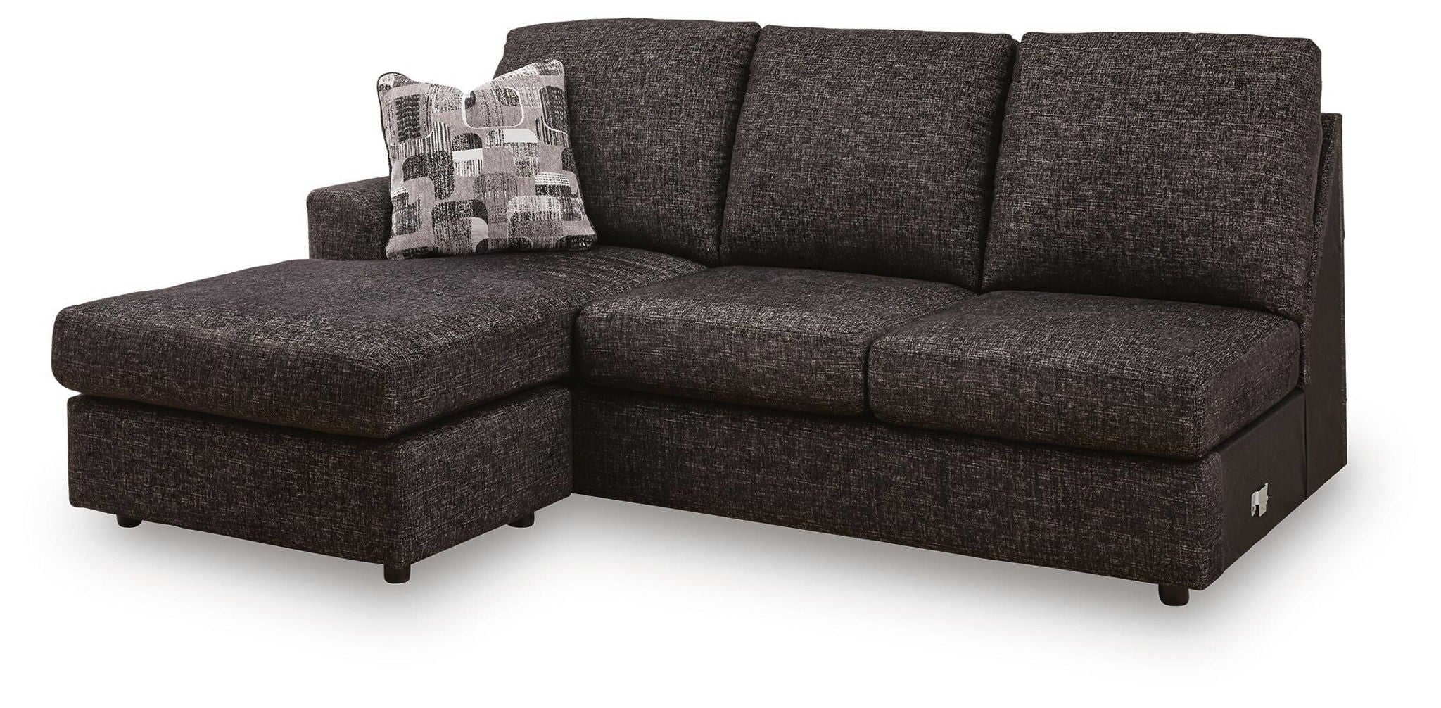 Lentiz - LAF Sofa Chaise - Onyx - Urban Living Furniture (Los Angeles, CA)
