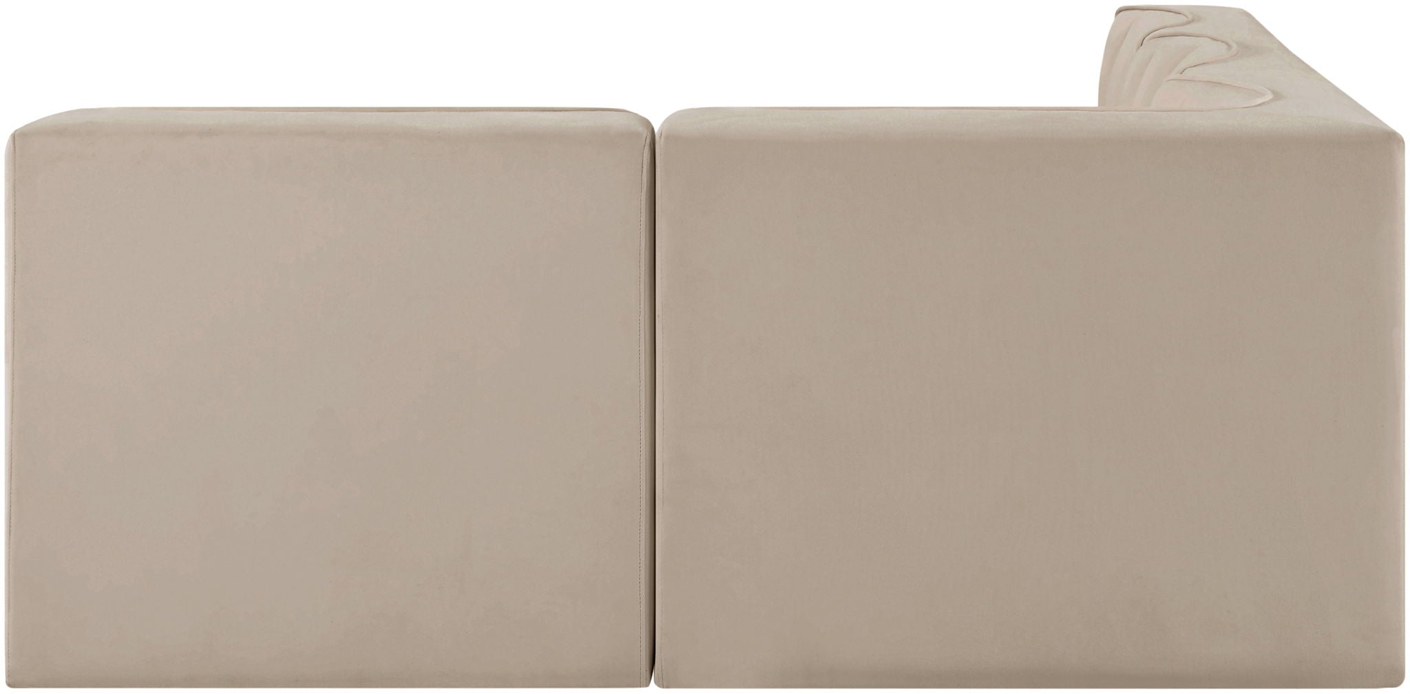 Rummi - Armless Velvet Performance Fabric Upholstered 4 Piece Modular Sectional - Urban Living Furniture (Los Angeles, CA)