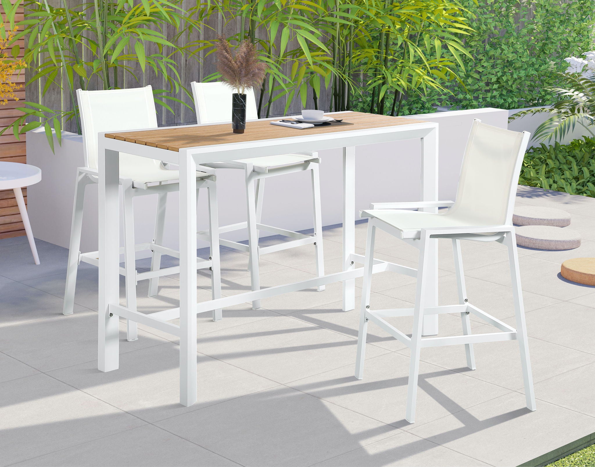Nizuc - Outdoor Patio Rectangle Bar Table - Urban Living Furniture (Los Angeles, CA)