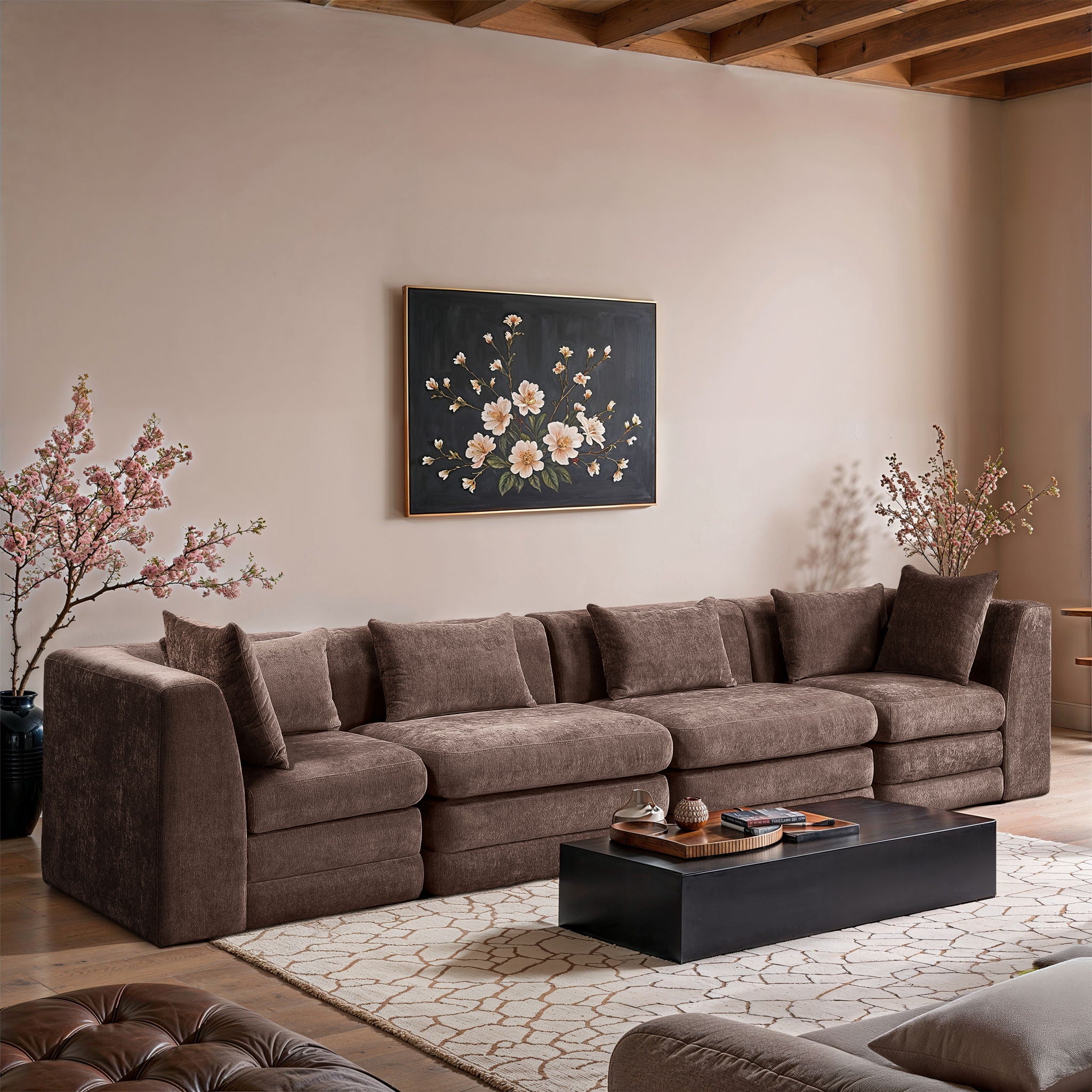 Stellar - 4 Piece Upholstered Modular Sectional - Urban Living Furniture (Los Angeles, CA)