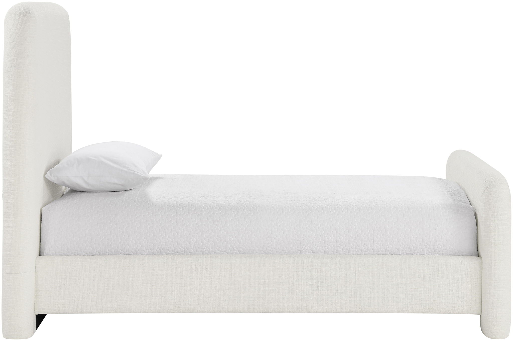 Fira - Linen Textured Fabric Upholstered Bed - Urban Living Furniture (Los Angeles, CA)