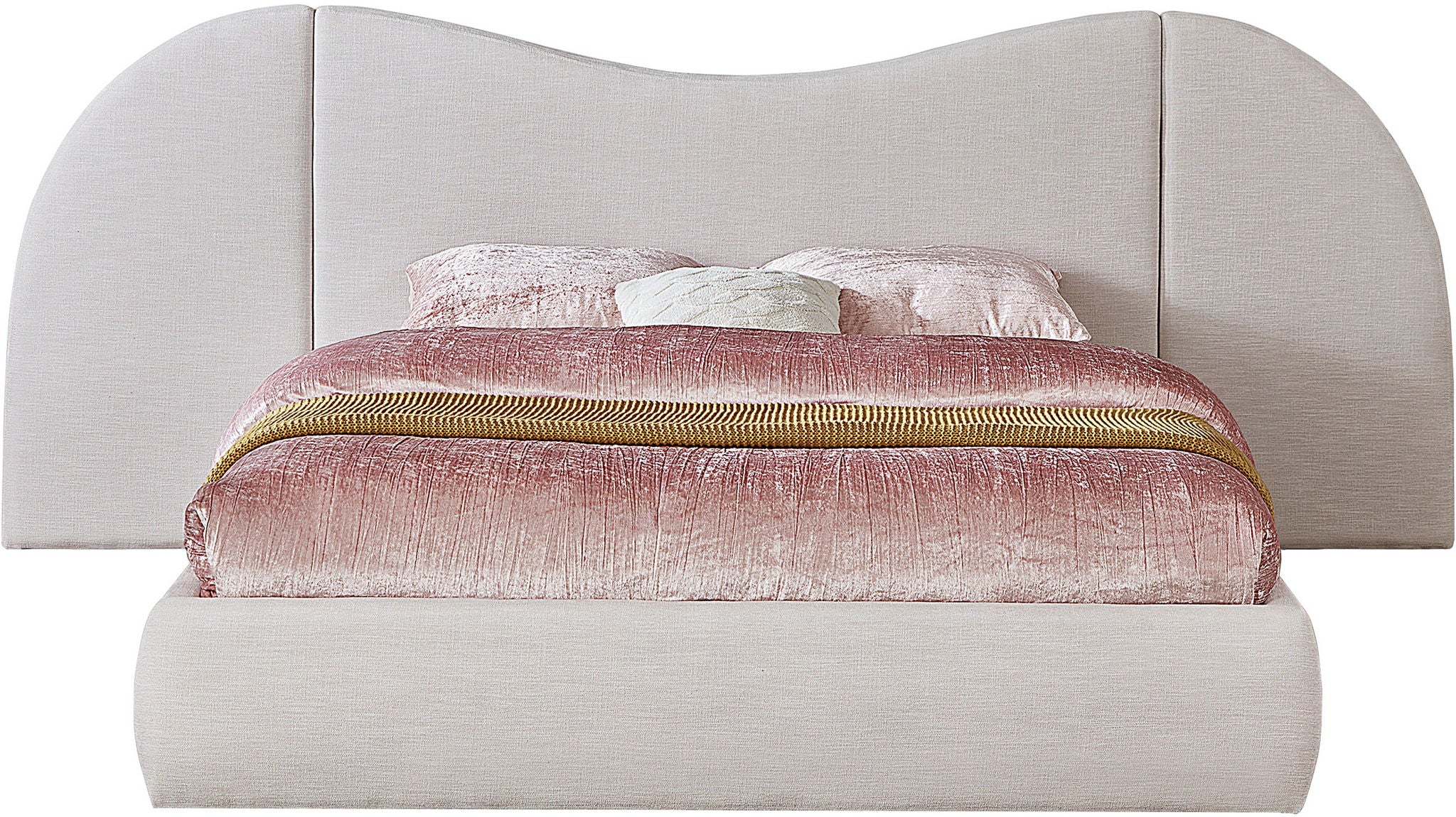 Everest - Linen Fabric Bed - Urban Living Furniture (Los Angeles, CA)