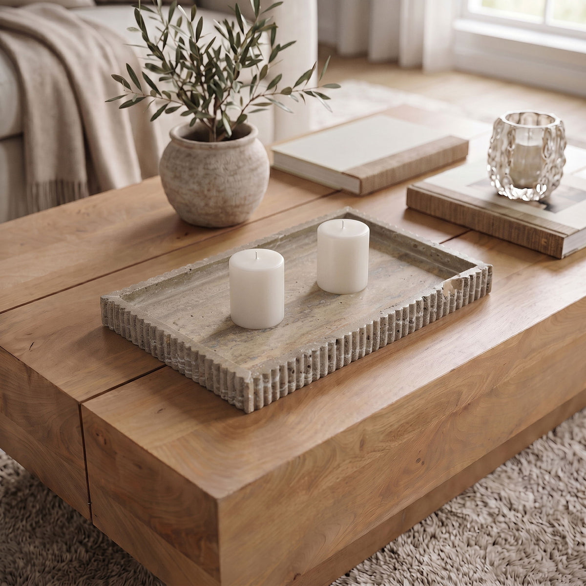 Hannah - Genuine Marble Tray