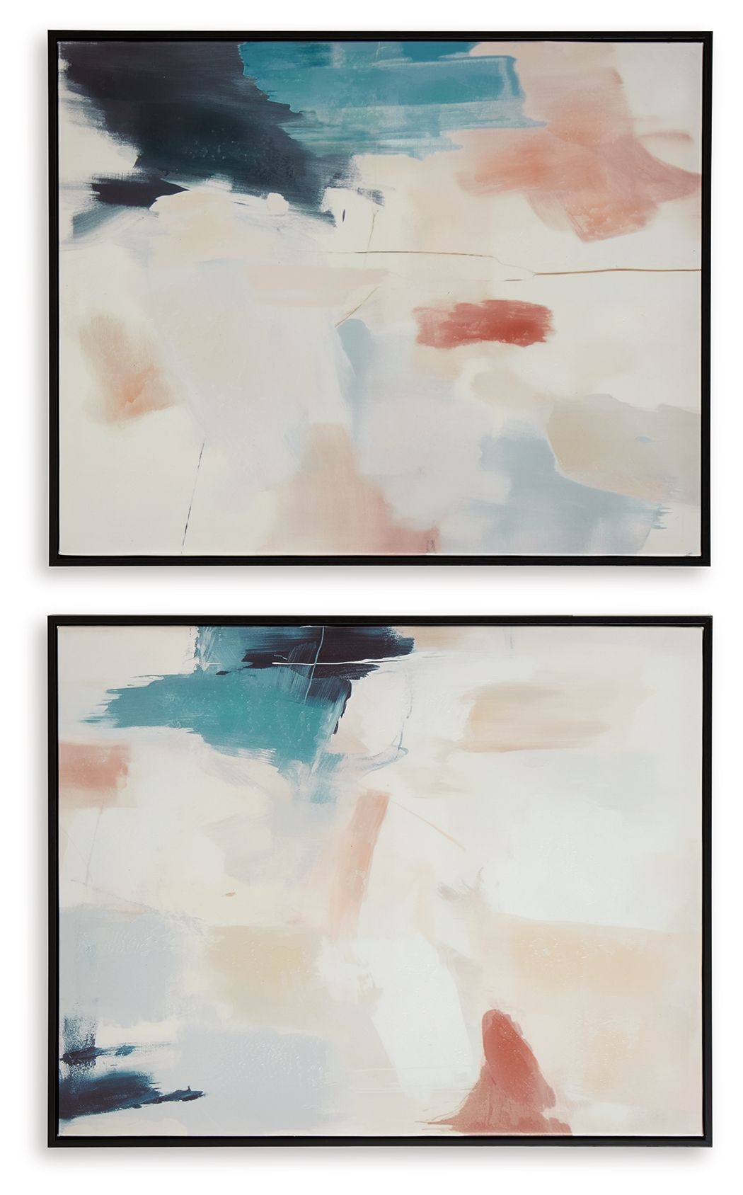 Caldish - Blue / White / Pink - Wall Art Set (Set of 2) - Urban Living Furniture (Los Angeles, CA)