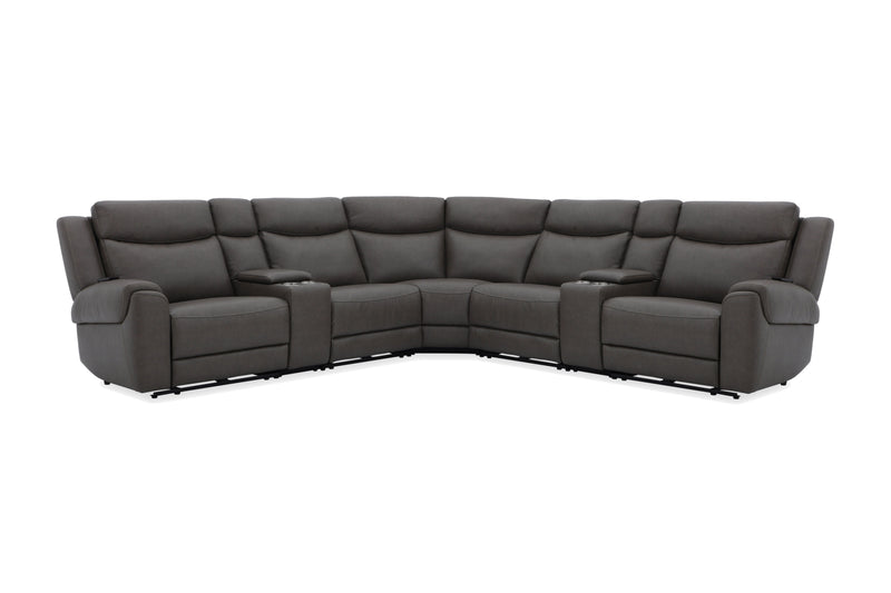 Momentum - Modular Power Reclining Sectional With Power Adjustable Headrests
