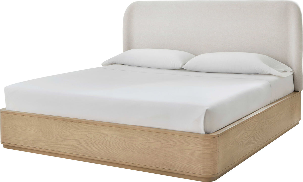 Penny - Linen Upholstered Platform Bed