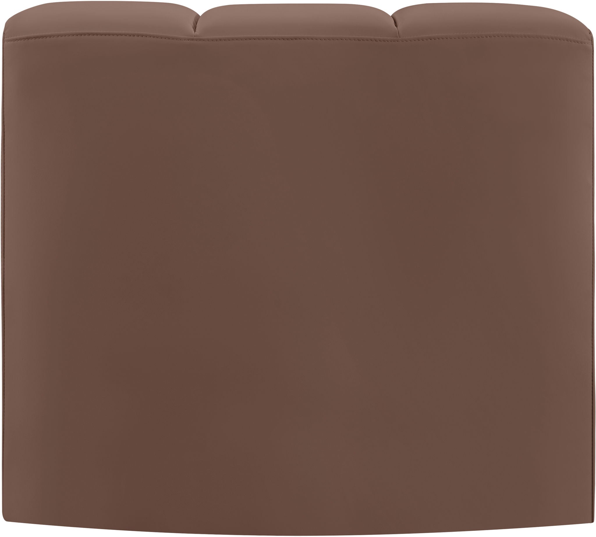 Arc - Faux Leather Curved Corner Chair - Urban Living Furniture (Los Angeles, CA)