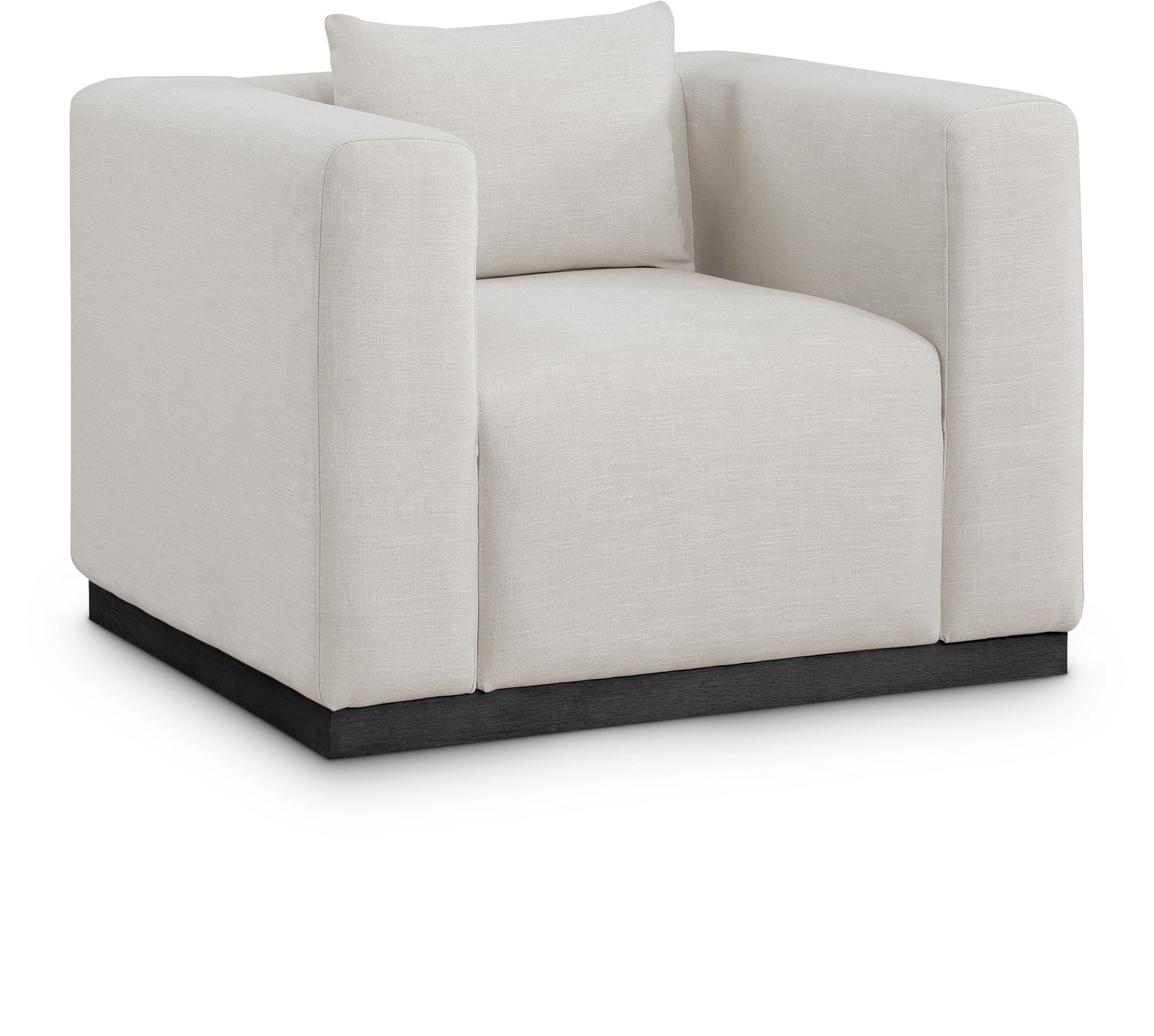 Alfie - Linen Textured Fabic Chair - Urban Living Furniture (Los Angeles, CA)