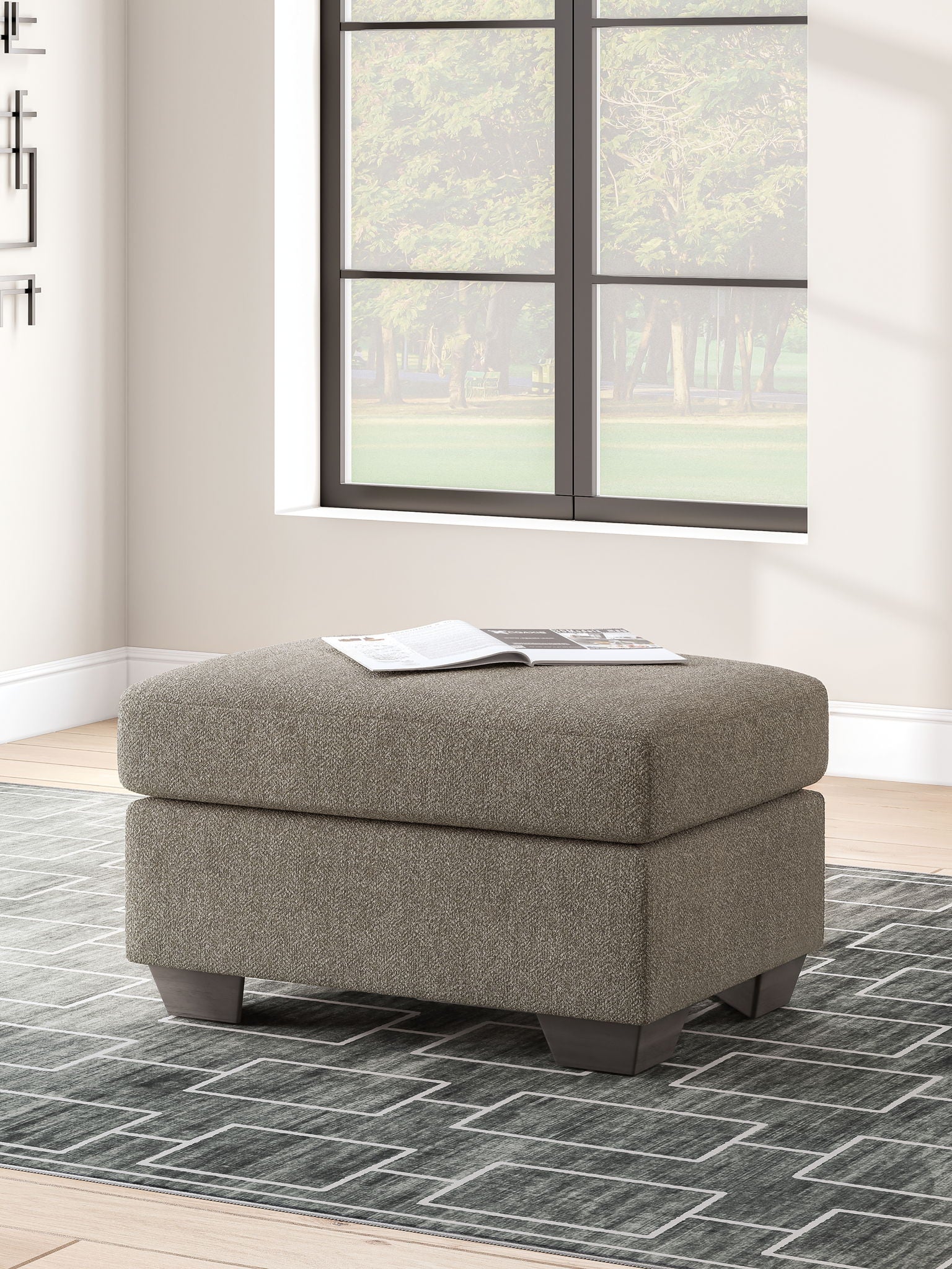 Triston-Peaks - Ottoman - Suede - Urban Living Furniture (Los Angeles, CA)