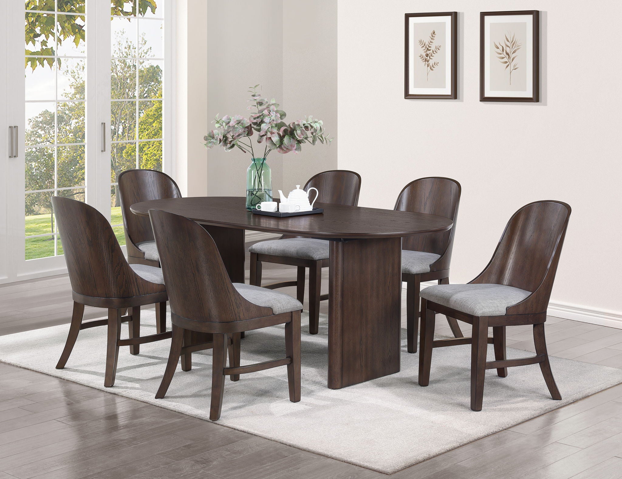 Cullen - Side Chair (Set of 2) - Walnut - Urban Living Furniture (Los Angeles, CA)