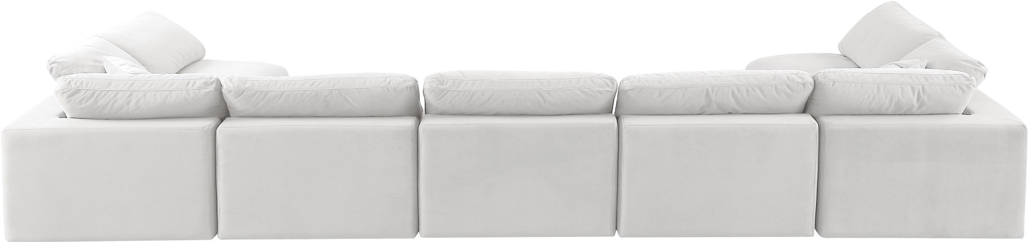 Comfy - 7 Piece Velvet Modular Armless Sectional - Urban Living Furniture (Los Angeles, CA)