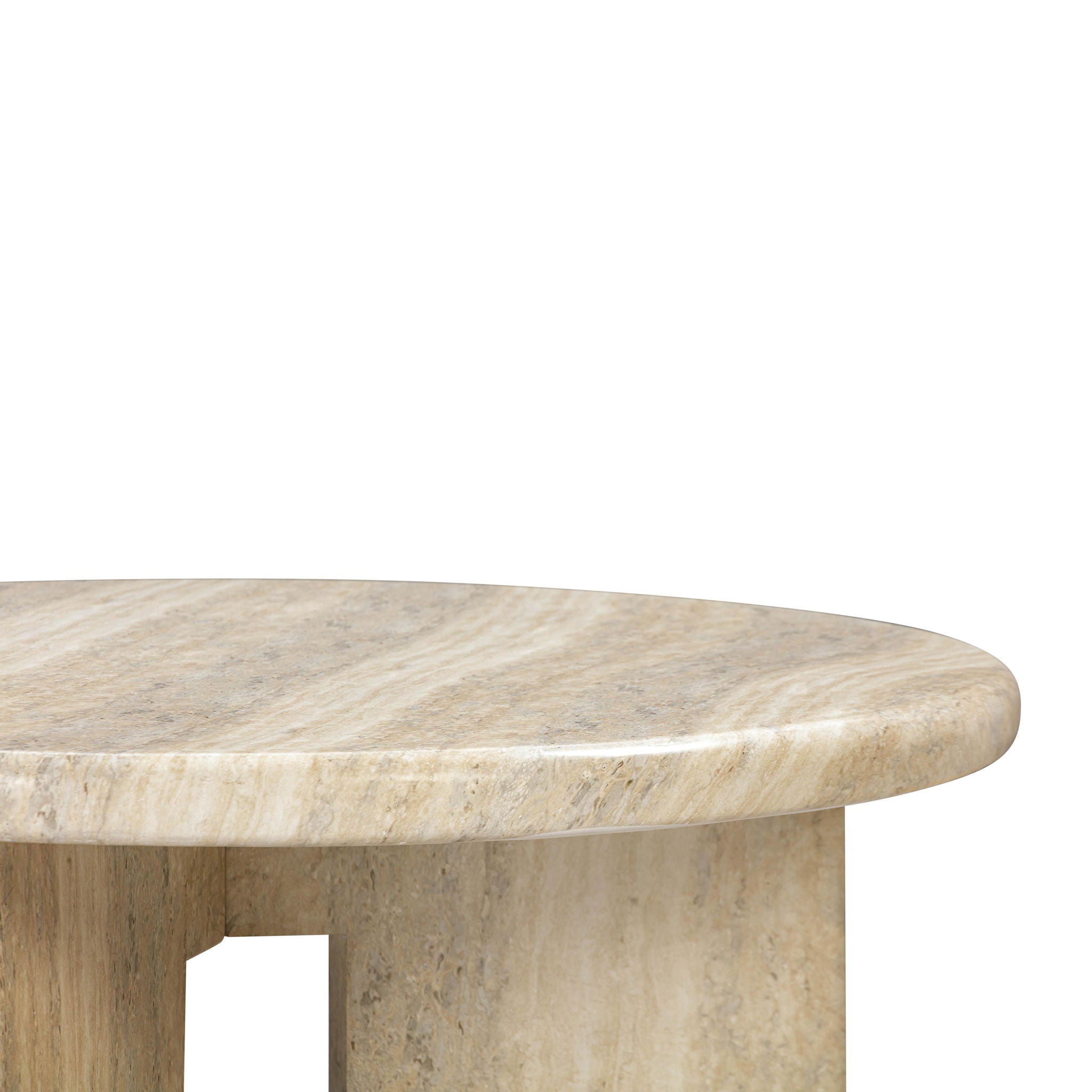 Patrizia - Concrete Round Coffee Table - Natural - Urban Living Furniture (Los Angeles, CA)