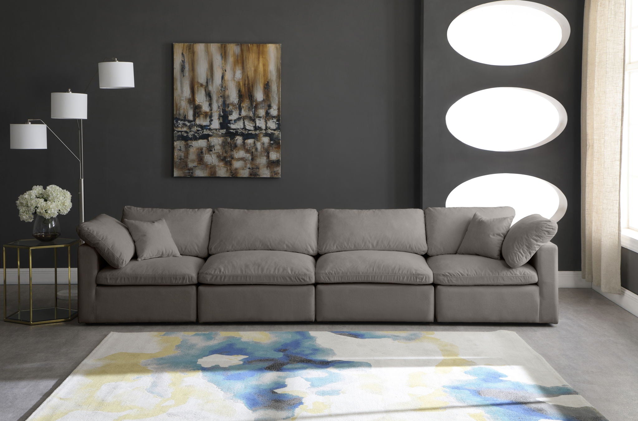 Plush - Modular 4 Seat Sofa - Urban Living Furniture (Los Angeles, CA)