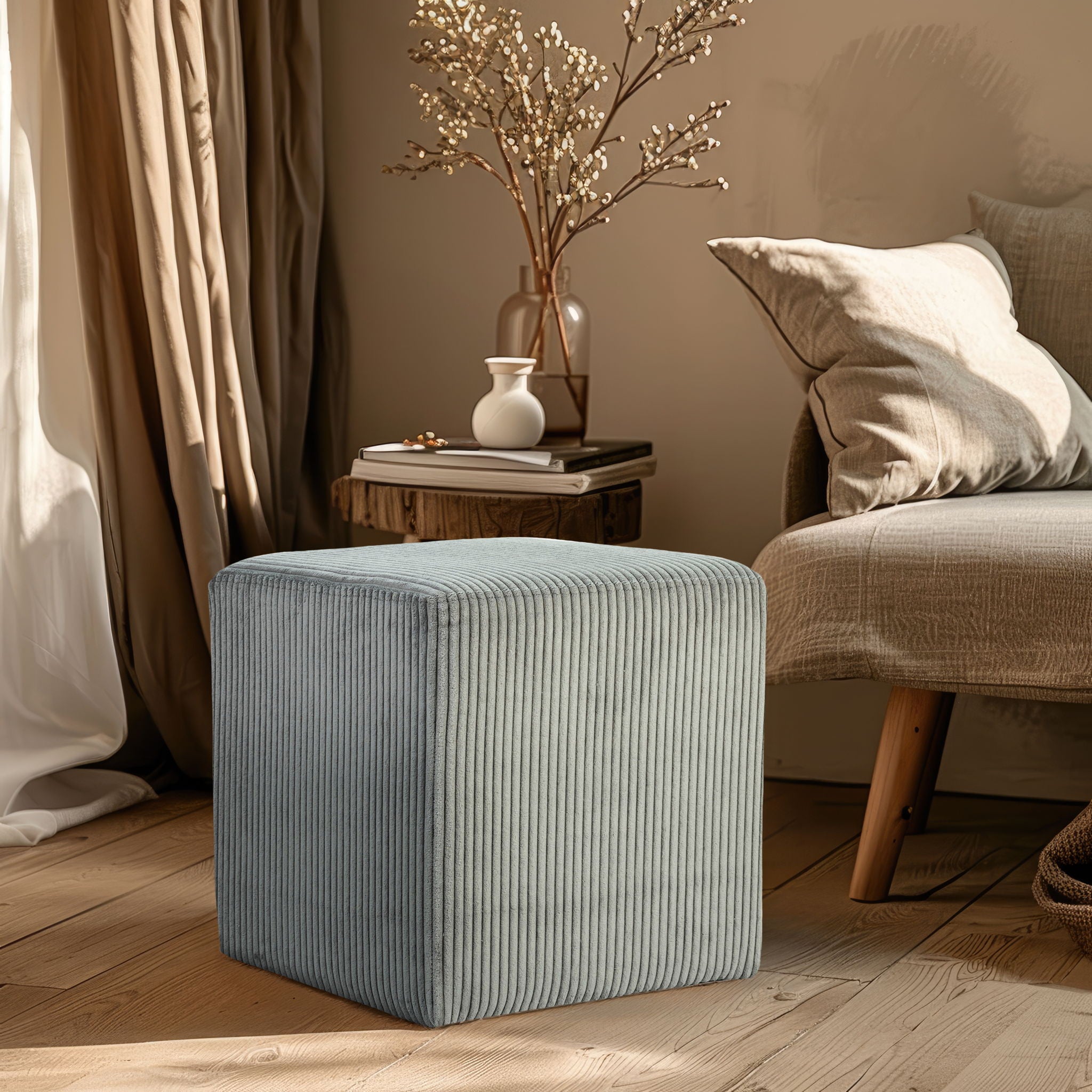 Roy - Microsuede Ottoman / Stool - Urban Living Furniture (Los Angeles, CA)