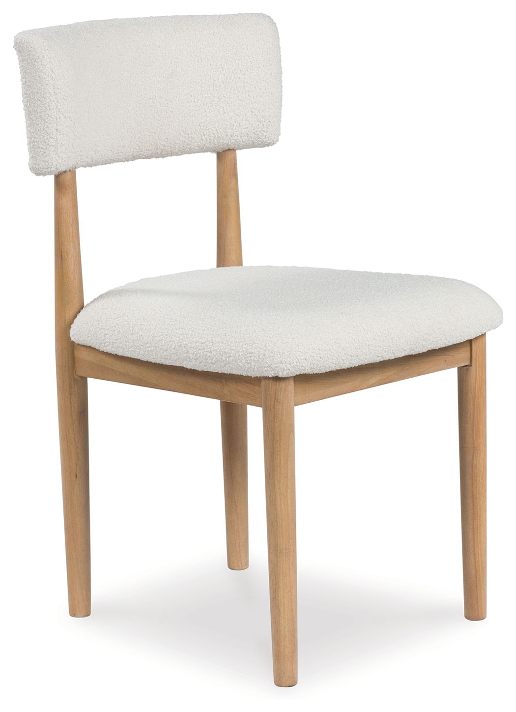 Sawdyn - White / Light Brown - Dining Upholstered Side Chair (Set of 2) - Urban Living Furniture (Los Angeles, CA)
