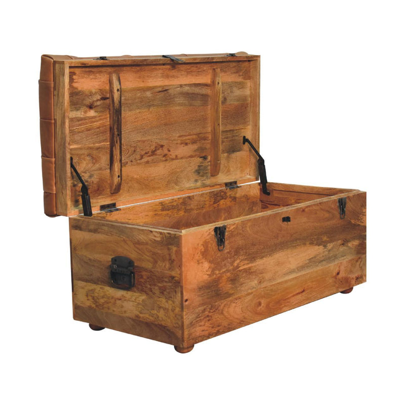Buffalo - Leather Storage Trunk