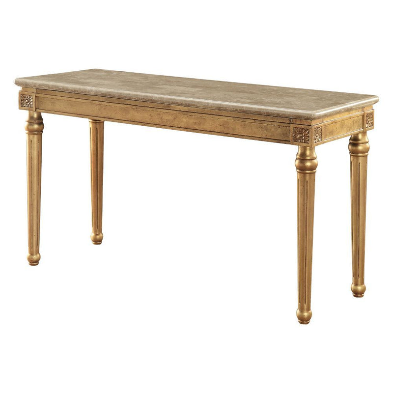 Daesha - Accent Table - Marble & Antique Gold - Urban Living Furniture (Los Angeles, CA)