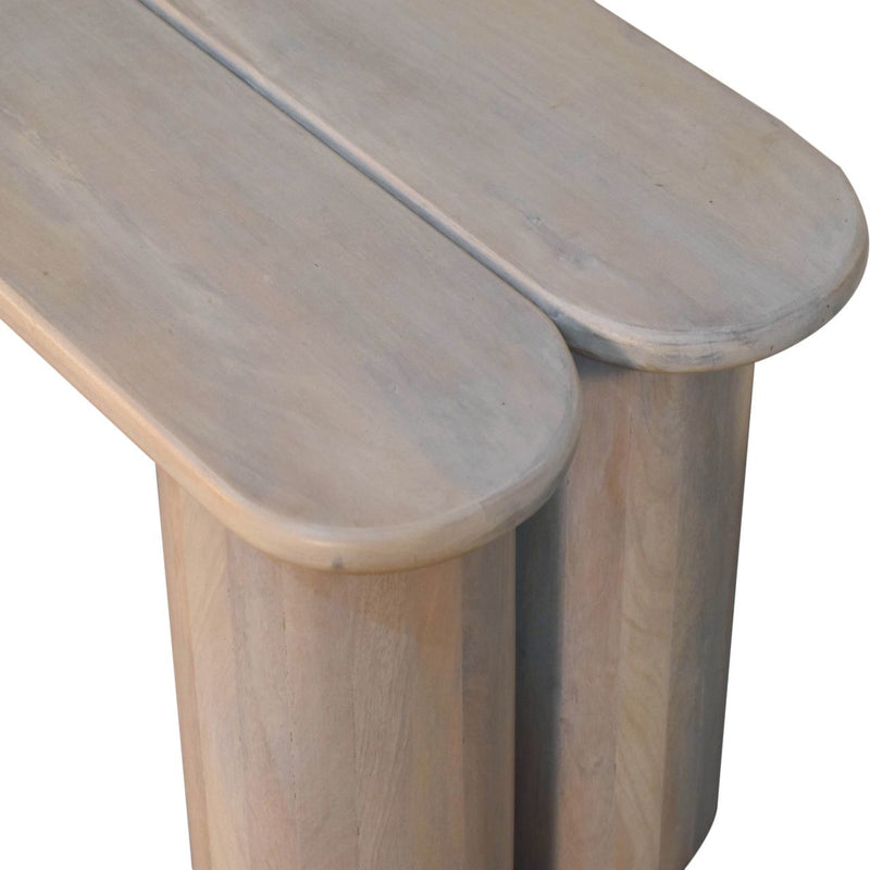 Twin Plank Marble Bench - Marble