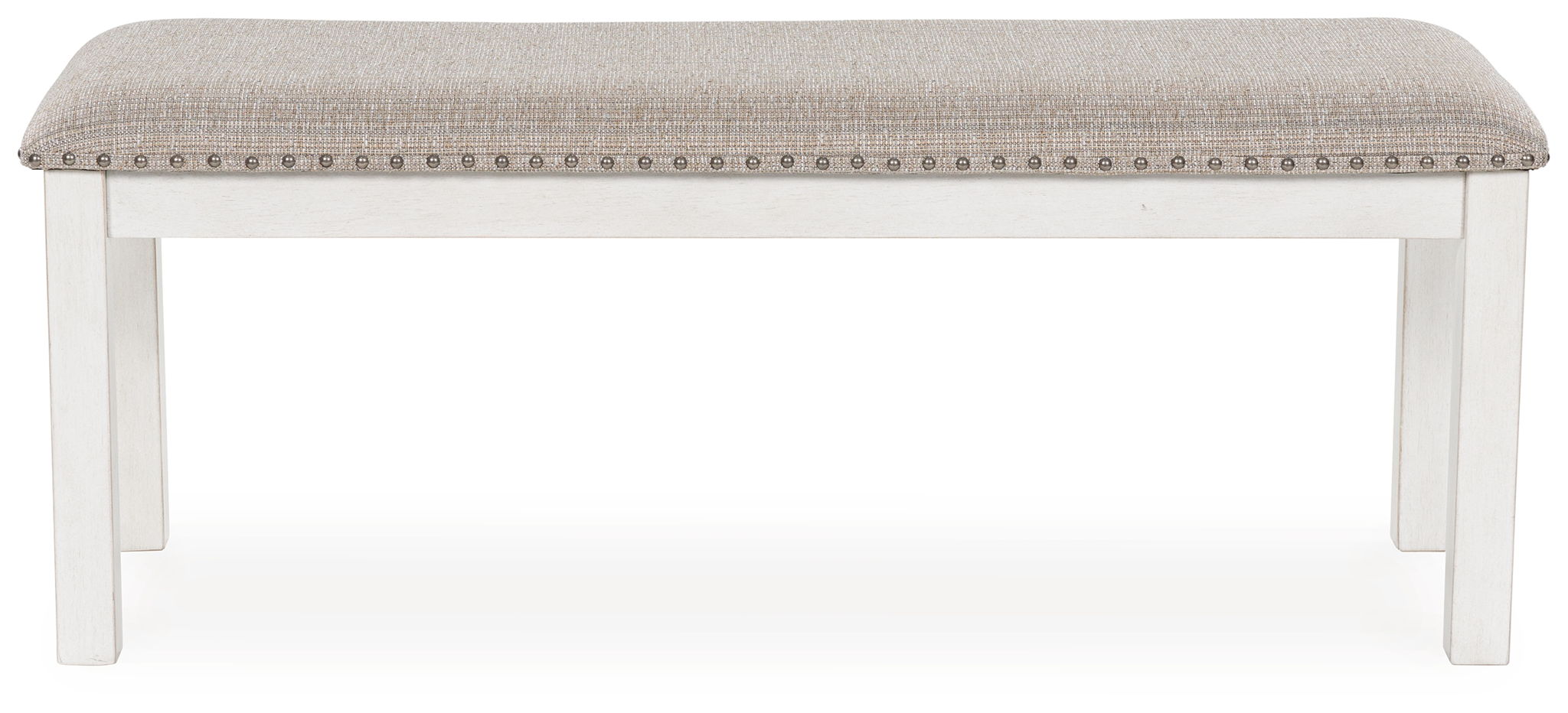 Robbinsdale - Antique White - Large Upholstered Dining Room Bench - Urban Living Furniture (Los Angeles, CA)