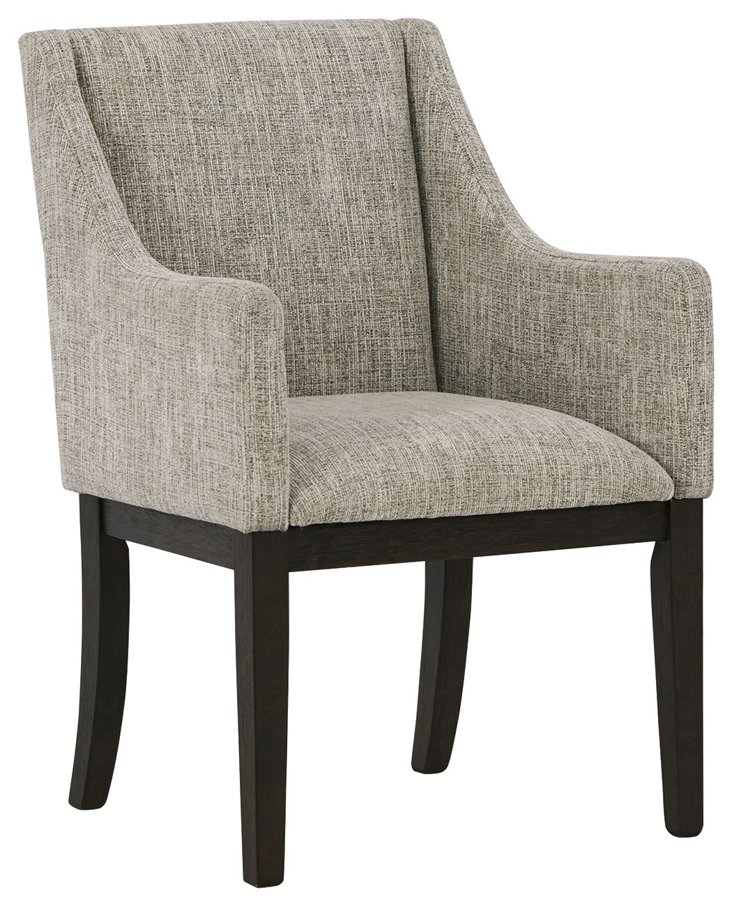 Burkhaus - Beige / Dark Brown - Dining UPH Arm Chair (Set of 2) - Urban Living Furniture (Los Angeles, CA)