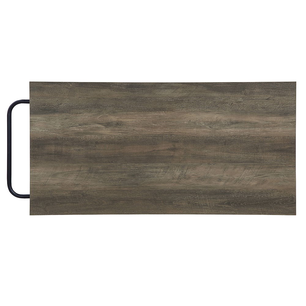Lona - Kitchen Island - Rustic Oak & Black - Urban Living Furniture (Los Angeles, CA)