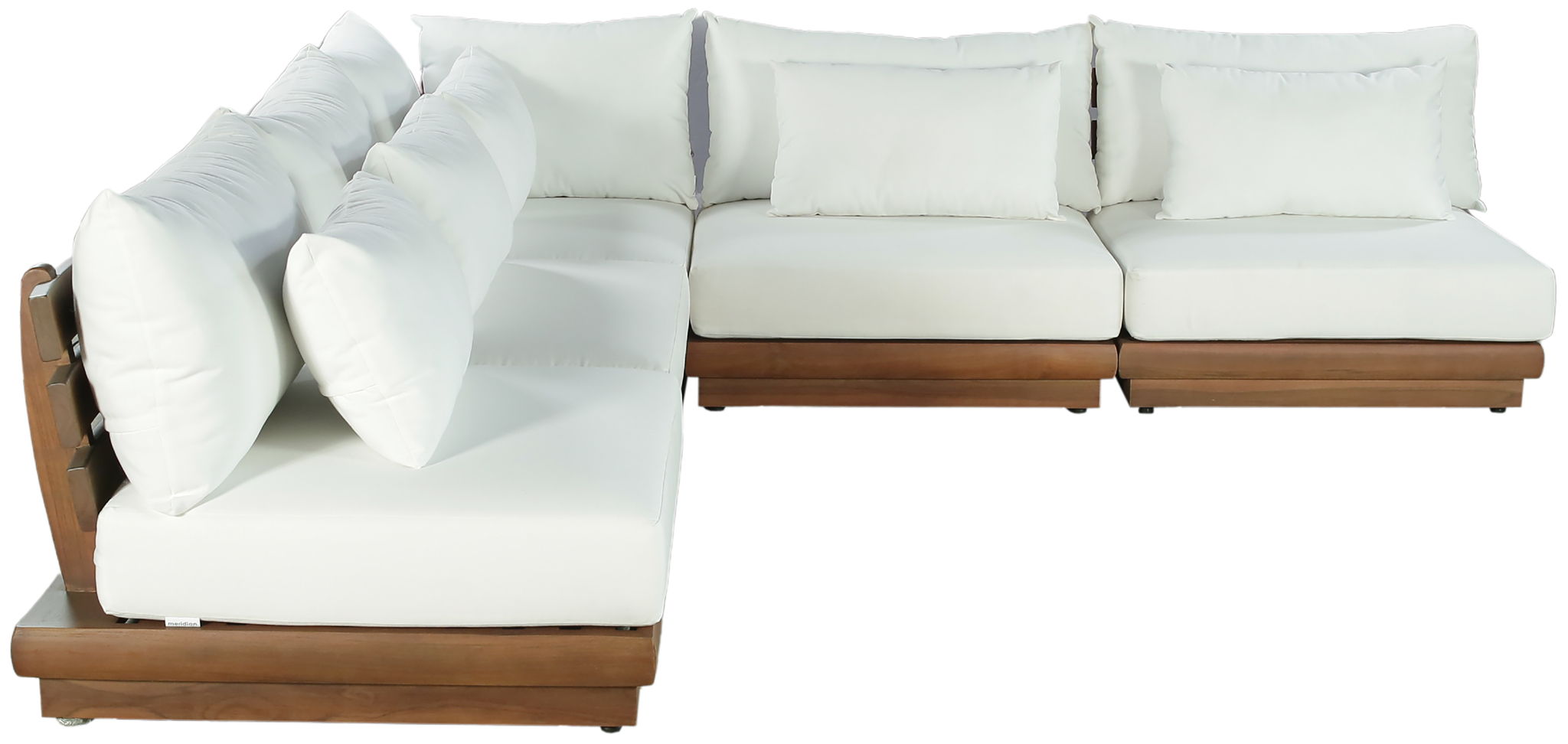 Mirella - 5 Piece Water Resistant Fabric Upholstered Outdoor Patio Modular Sectional - Urban Living Furniture (Los Angeles, CA)