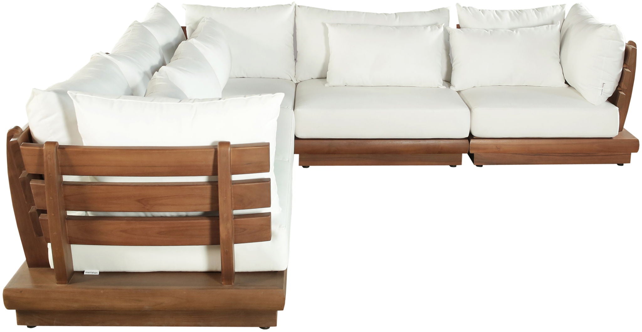 Mirella - 5 Piece Water Resistant Fabric Upholstered Outdoor Patio Modular Sectional - Urban Living Furniture (Los Angeles, CA)