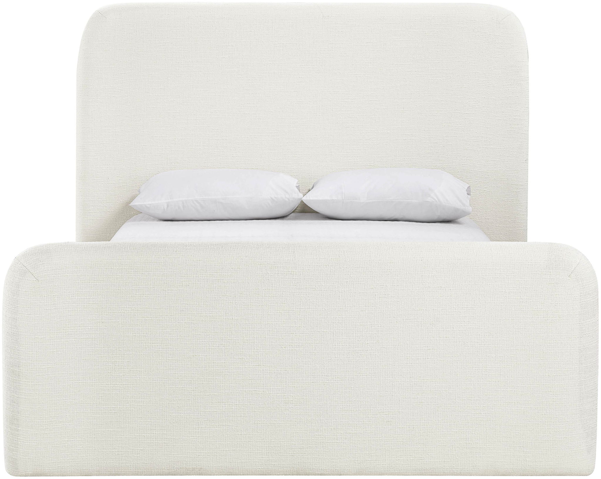 Fira - Linen Textured Fabric Upholstered Bed - Urban Living Furniture (Los Angeles, CA)