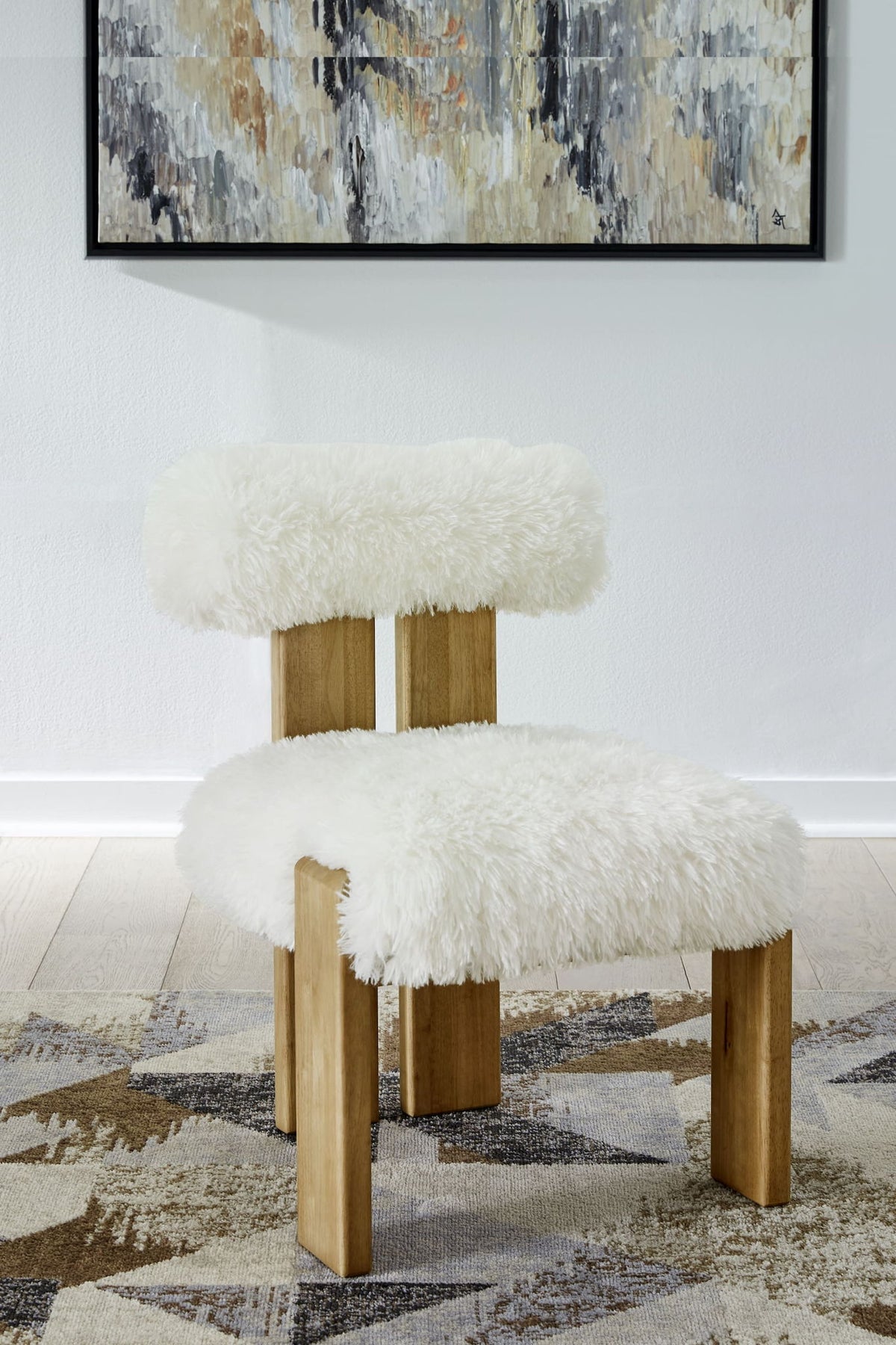 Nia - Dining Accent Chair (Set of 2) - Sheepskin And Lioness
