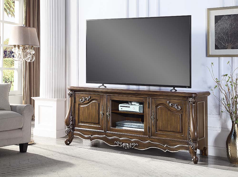 Latisha - TV Stand - Antique Oak Finish - Urban Living Furniture (Los Angeles, CA)