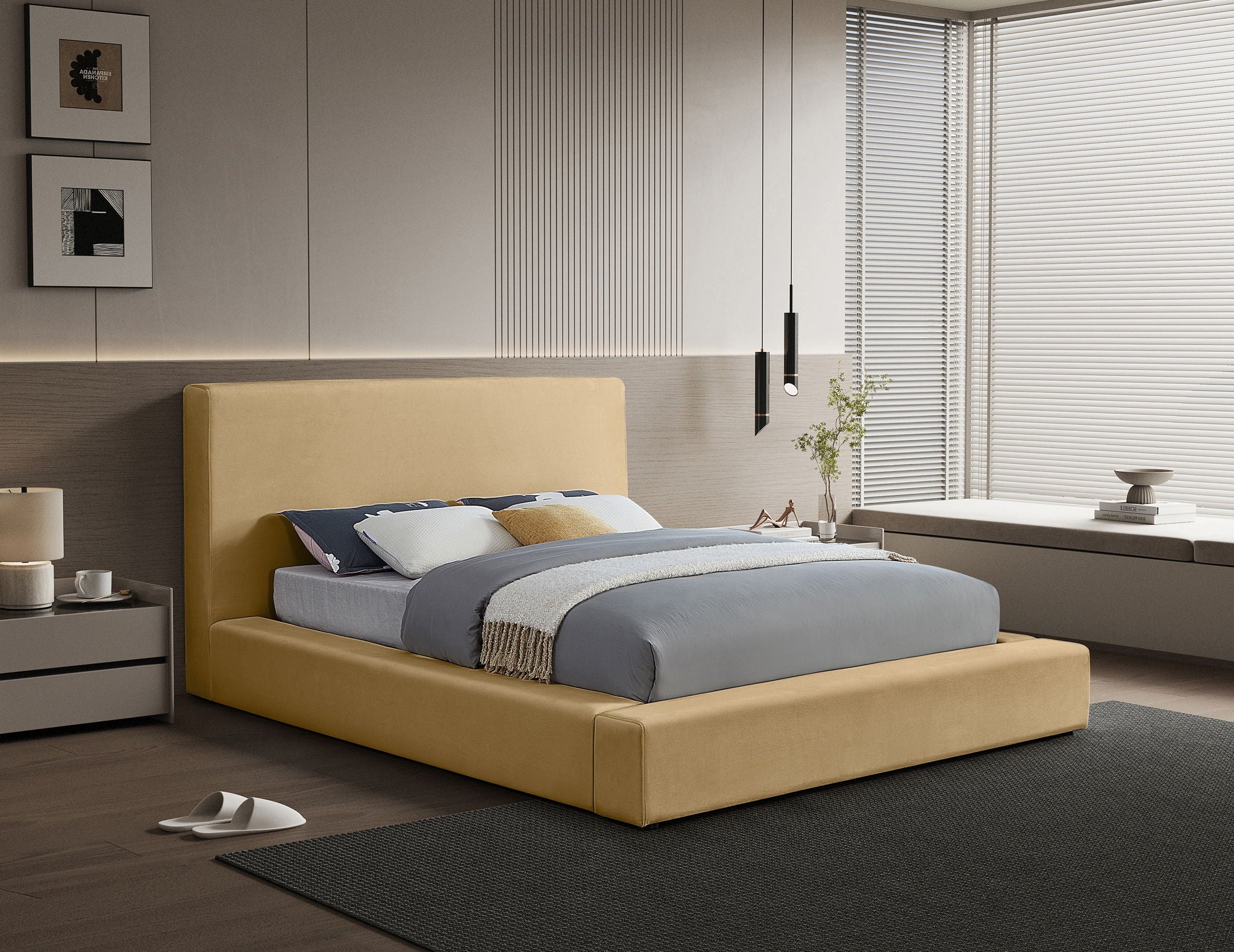 Dorian - Upholstered Bed - Urban Living Furniture (Los Angeles, CA)