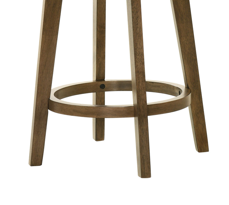 Joplin - 20.5" Ladder Back Counter Height Swivel Chair With Upholstered Seat - Urban Living Furniture (Los Angeles, CA)