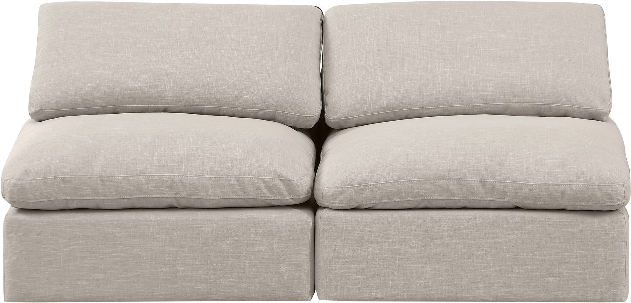 Indulge - Linen 2 Seat Modular Armless Sofa - Urban Living Furniture (Los Angeles, CA)