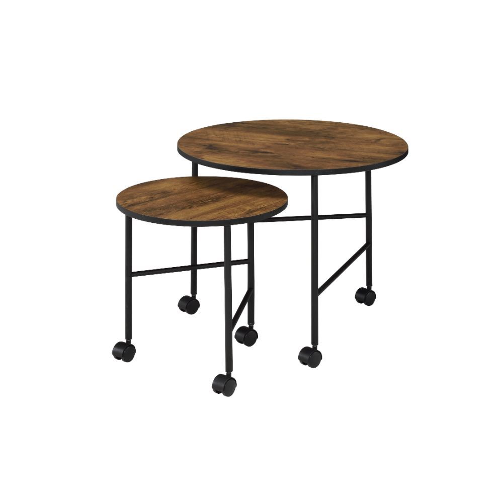 Oblis - Nesting Table Set - Vintage Oak - Urban Living Furniture (Los Angeles, CA)