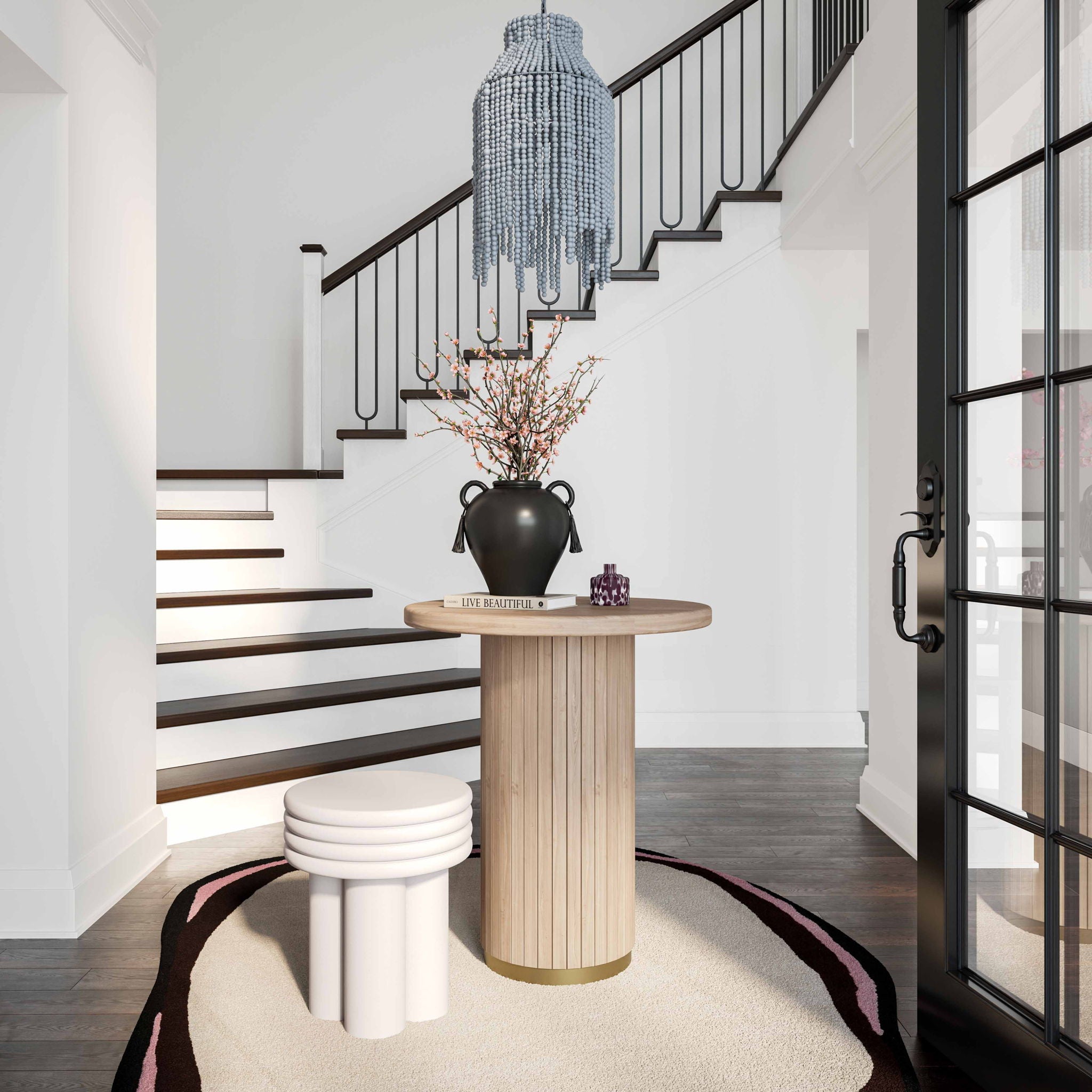 Esther - Beaded Pendant Lamp - Dark Gray - Urban Living Furniture (Los Angeles, CA)