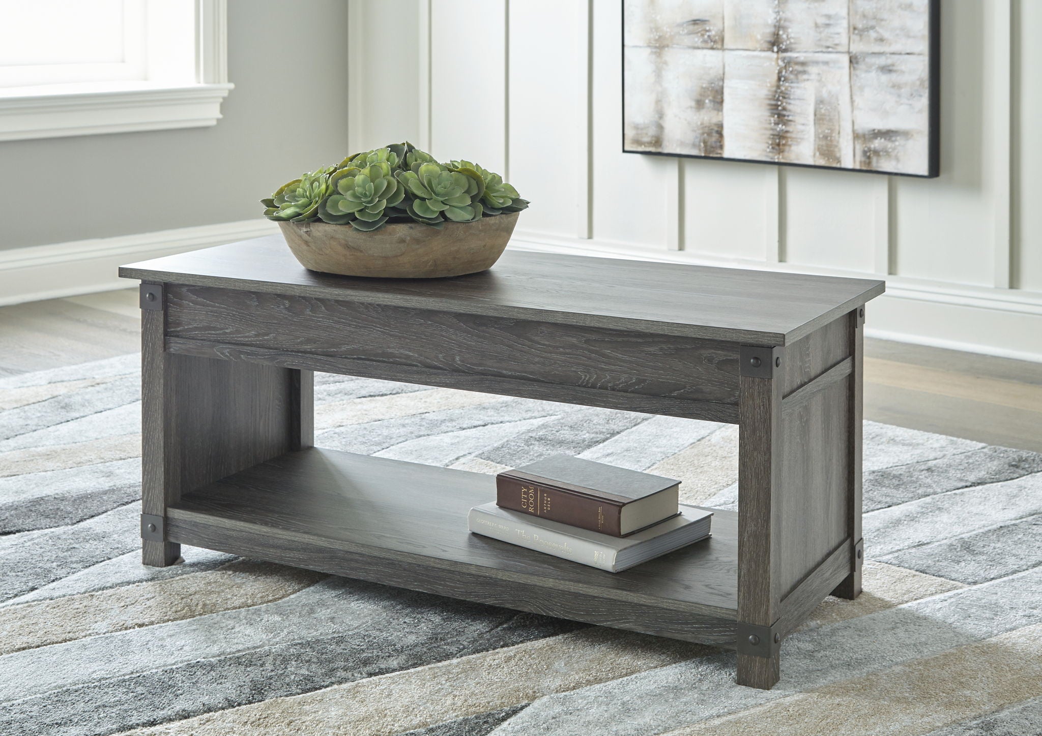 Freedan - 3 Pc. - Coffee Table, 2 End Tables - Grayish Brown - Urban Living Furniture (Los Angeles, CA)