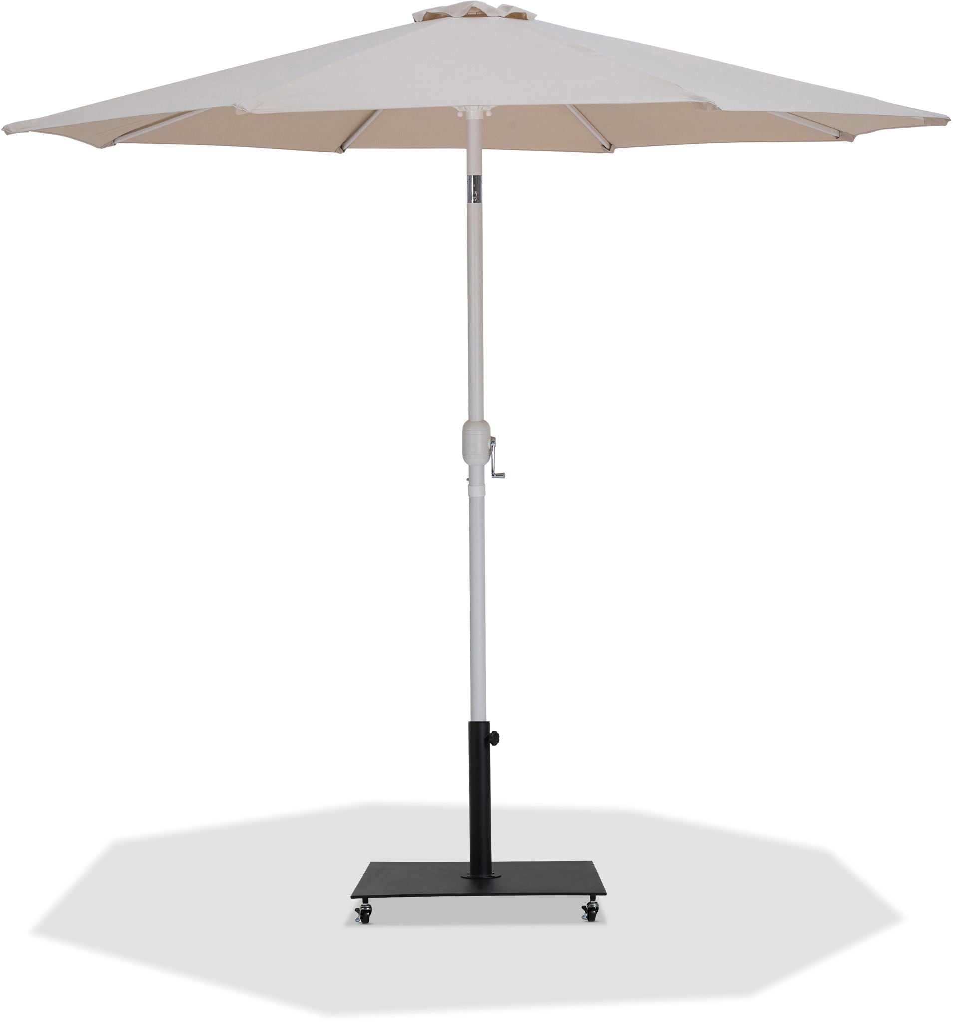 Fiji - Aluminum Patio Umbrella With Square Black And White Base - Urban Living Furniture (Los Angeles, CA)