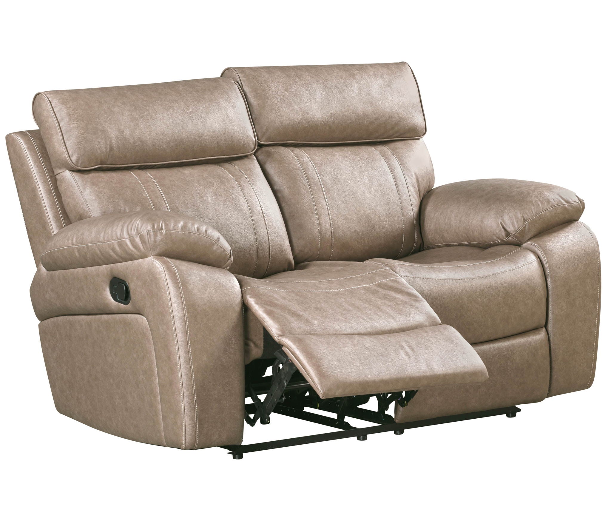 Theon - Reclining Loveseat - Stokes Toffee - Urban Living Furniture (Los Angeles, CA)
