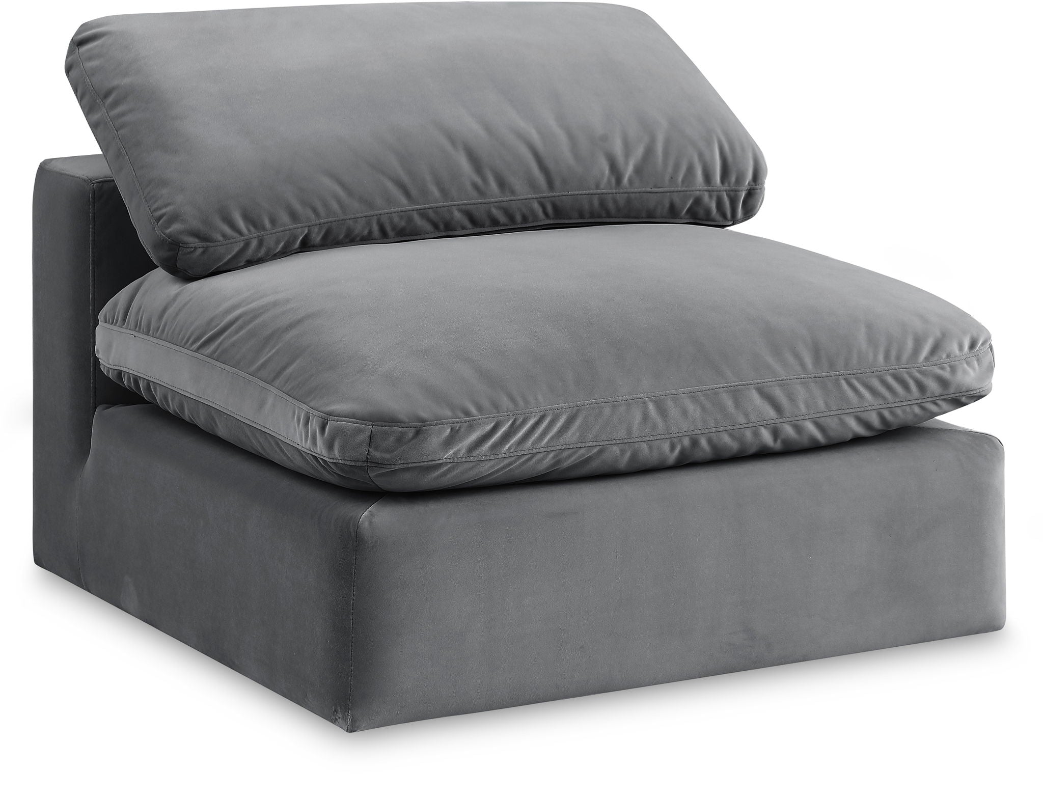 Comfy - Velvet Armless Chair - Urban Living Furniture (Los Angeles, CA)