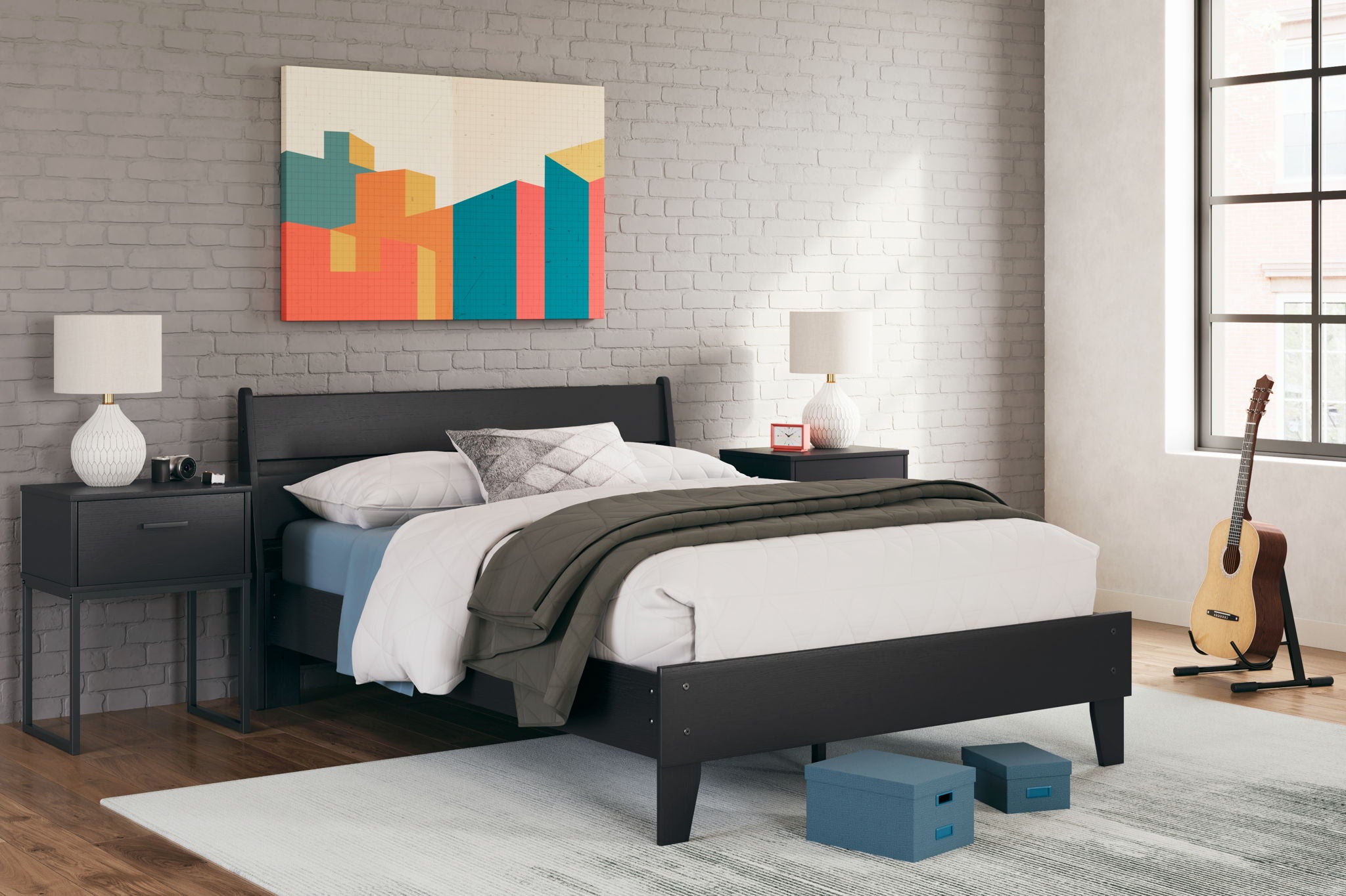 Socalle - Panel Platform Bed - Urban Living Furniture (Los Angeles, CA)