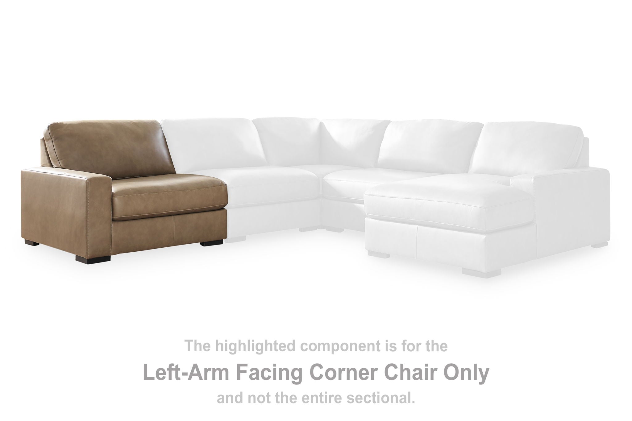 Veronella - LAF Corner Chair - Sahara - Urban Living Furniture (Los Angeles, CA)