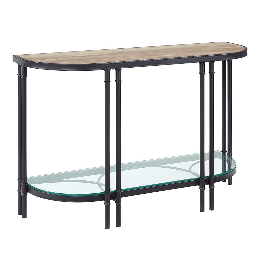 Brantley - End Table - Oak & Sandy Black Finish - 30" - Urban Living Furniture (Los Angeles, CA)