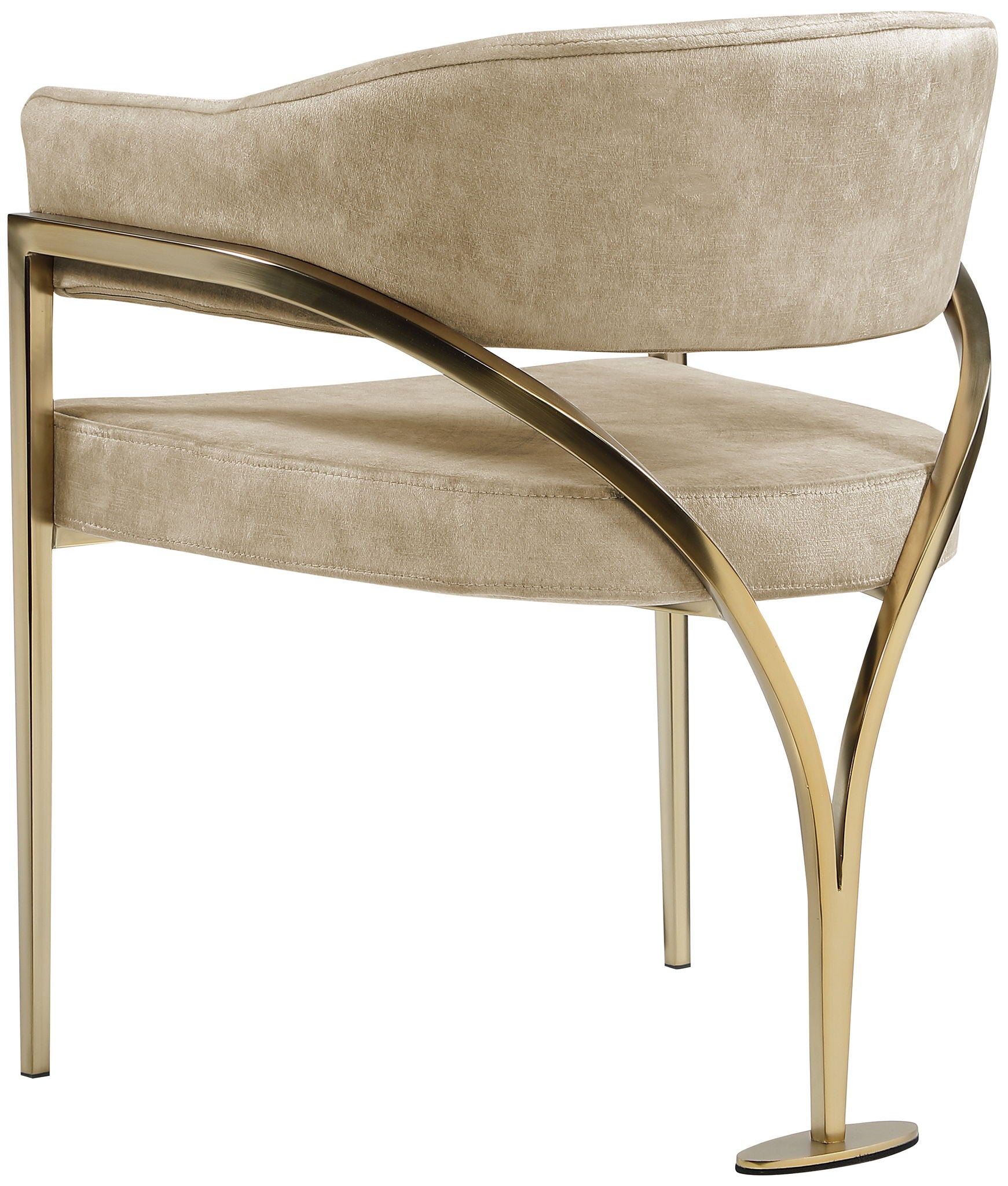 Madelyn - Dining Chair (Set of 2) - Brushed Brass - Urban Living Furniture (Los Angeles, CA)