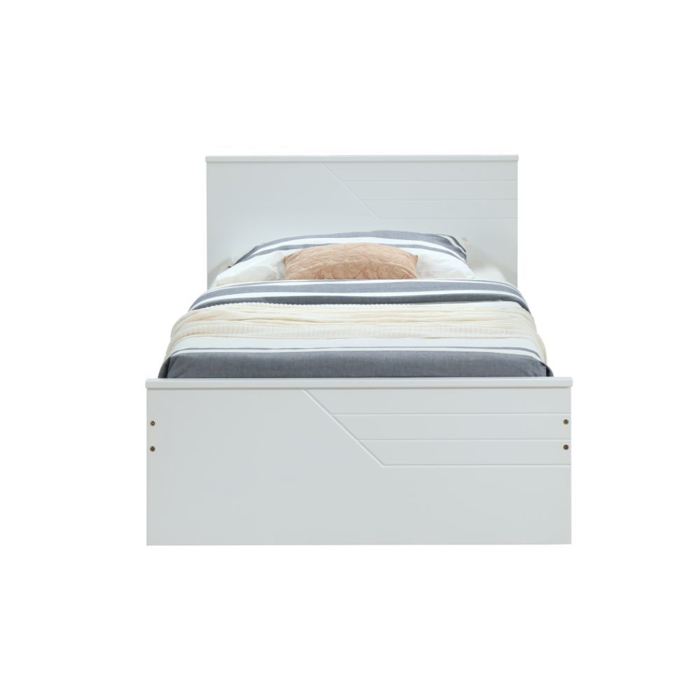 Ragna - Twin Bed - White - Urban Living Furniture (Los Angeles, CA)