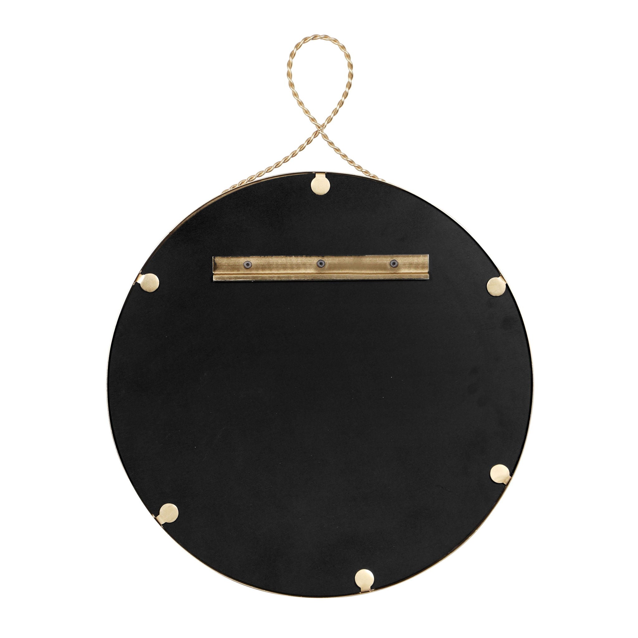 Ravina - Round Wall Mirror - Braided Brass - Urban Living Furniture (Los Angeles, CA)