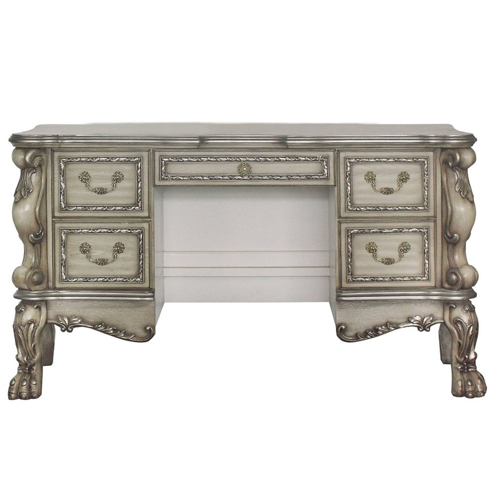 Dresden - Vanity Desk - Vintage Bone White - Urban Living Furniture (Los Angeles, CA)