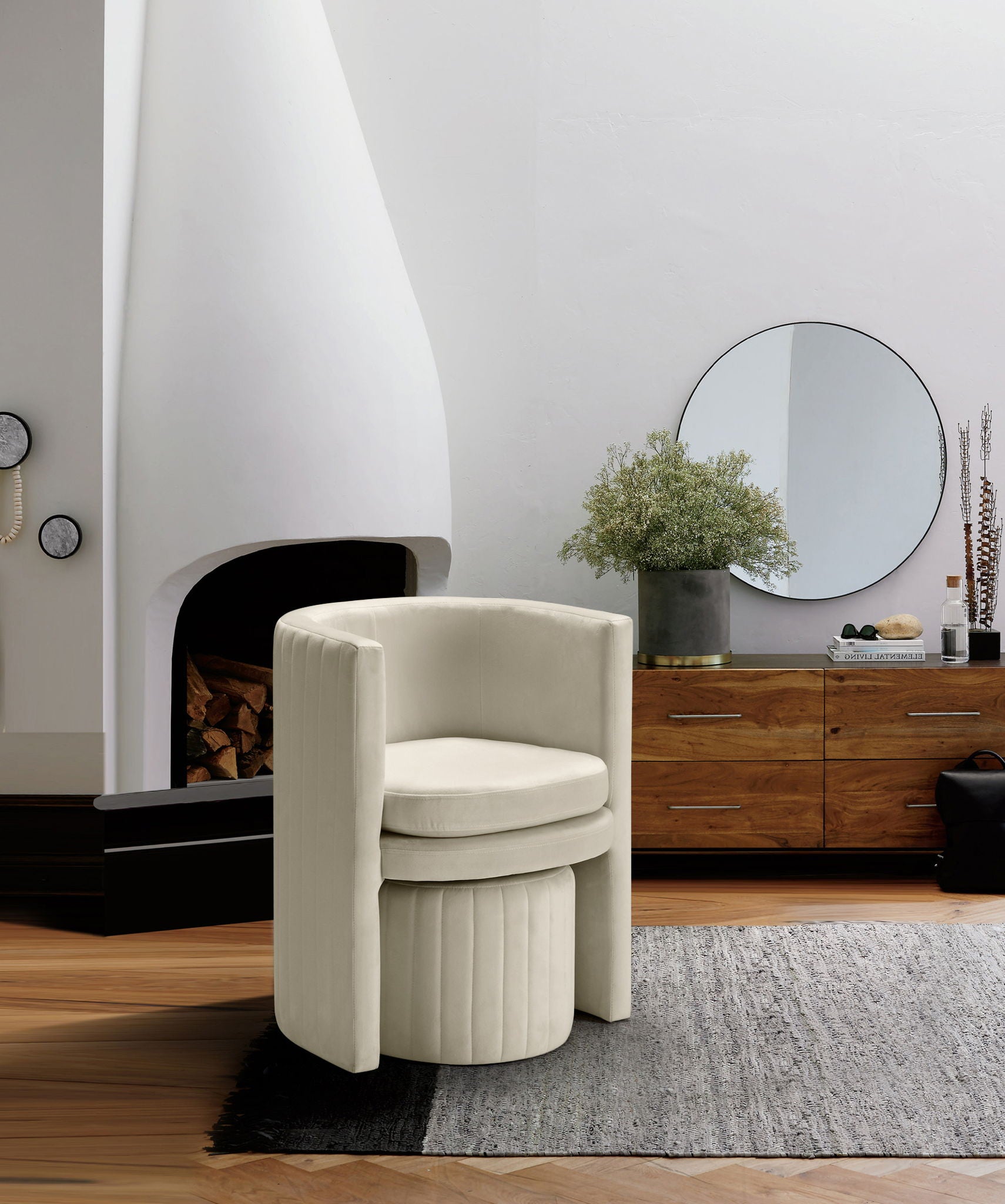 Selena - Accent Chair and Ottoman Set - Urban Living Furniture (Los Angeles, CA)