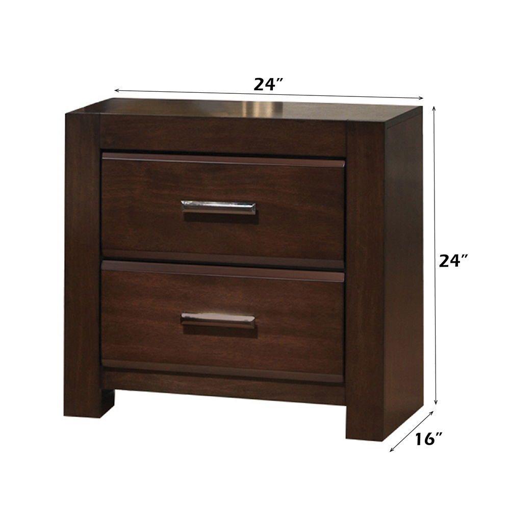 Oberreit - Nightstand - Walnut - Urban Living Furniture (Los Angeles, CA)